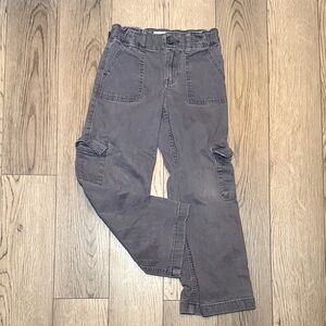 Abercrombie & Fitch Kids Cargo Pants Size 5/6 Long Gray